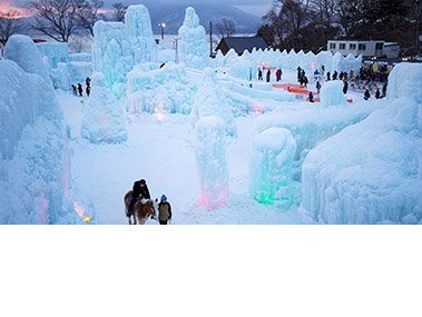 เทศกาลน้ำแข็งท้องถิ่นโซอุนเคียวเฮียวบากุมัตสึริ